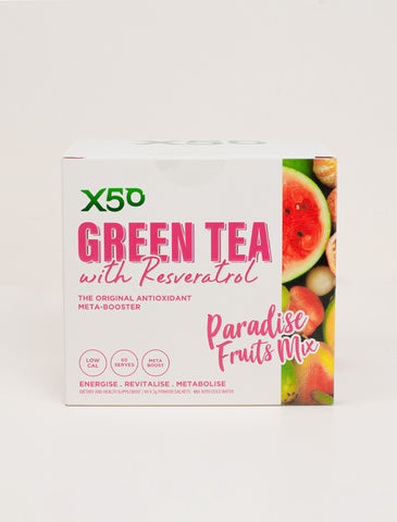 Paradise Fruits Mix Green Tea X50